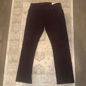 Mens rag & bone slim straight corduroy pants sz 31